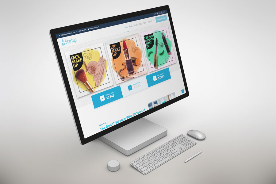 Samira Shop Website Banner