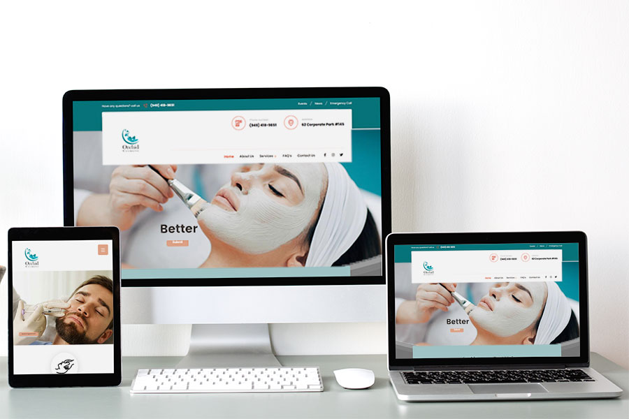 Orchid Cosmos Website Design laratek