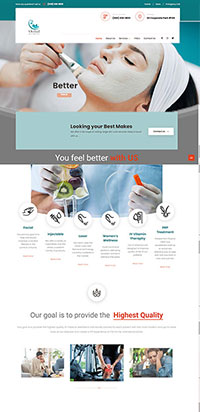 Orchid Cosmos Website Design - mobile version